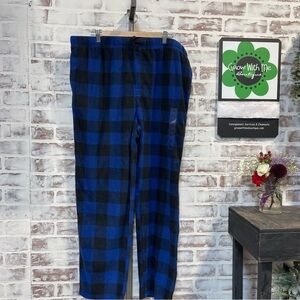 dip Blue and Black Checkered Joggers